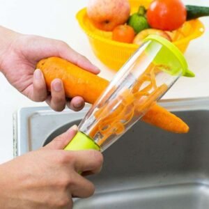 Home Hot Sale Multi-function Stainless Steel Fruits and Vegetable Peeler With Container